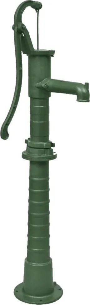 vidaXL Bomba de água para jardim com suporte de ferro fundido