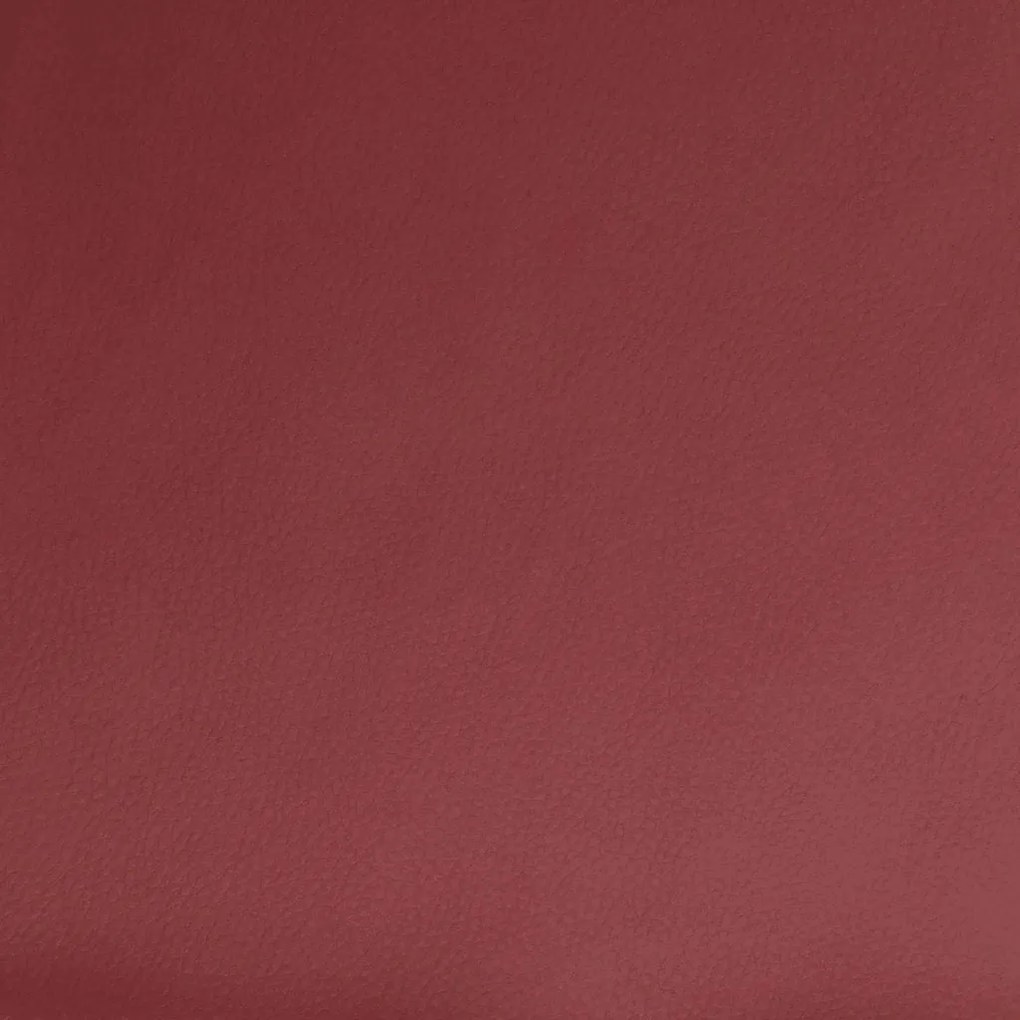 Poltrona reclinável couro artificial vermelho tinto
