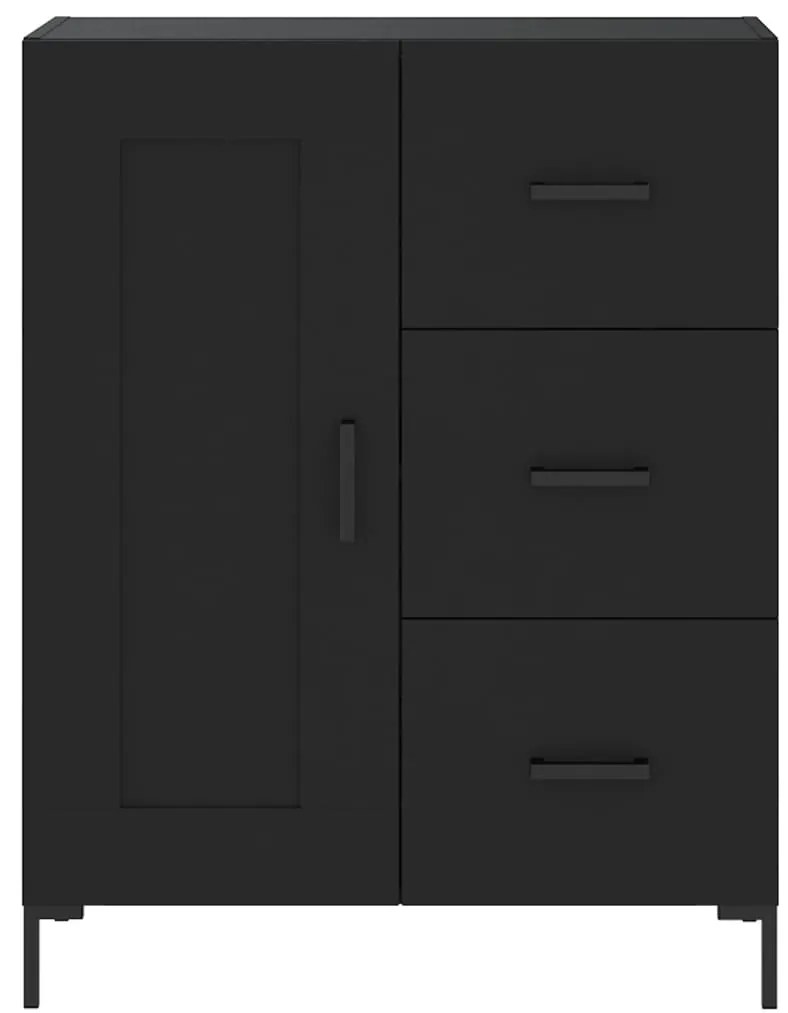 Aparador 69,5x34x90 cm derivados de madeira preto