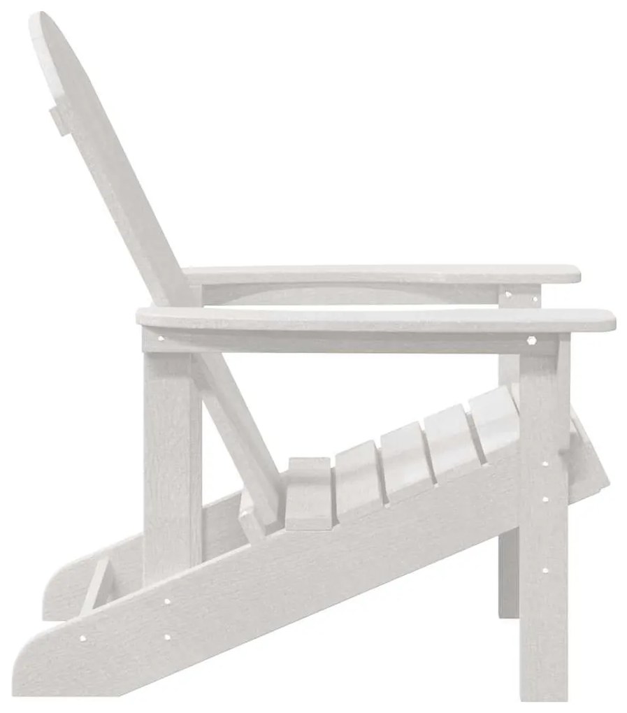 Cadeira Adirondack Branca 74x82x91 cm HDPE