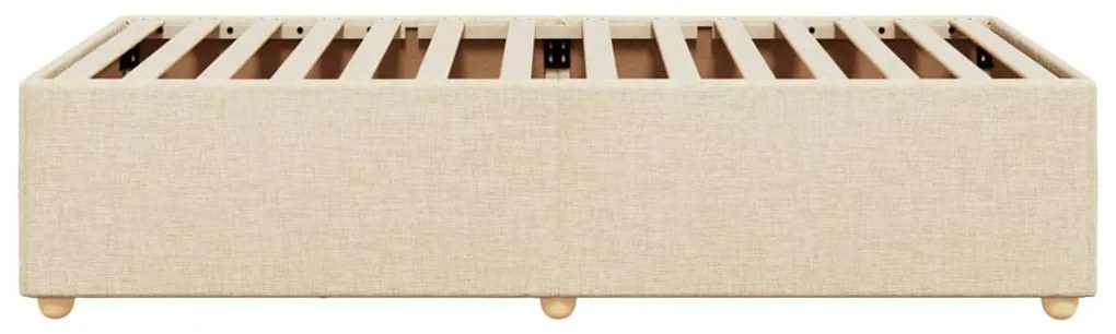 Estrutura de cama sem colchão 80x200 cm creme