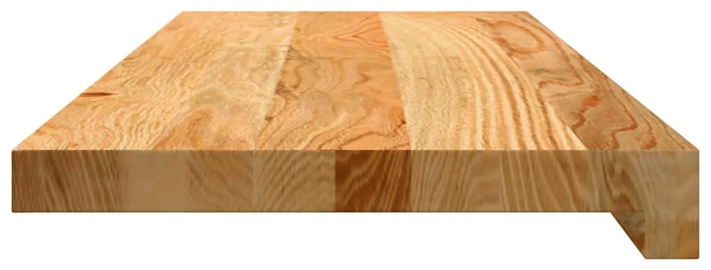 Tapetes de escada 2 pcs 70x30x2 cm carvalho castanho-claro