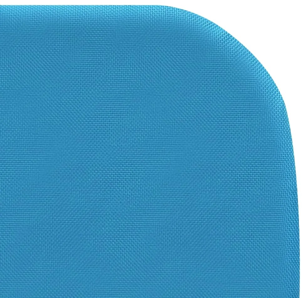 Espreguiçadeiras dobráveis 2 pcs aço e tecido azul