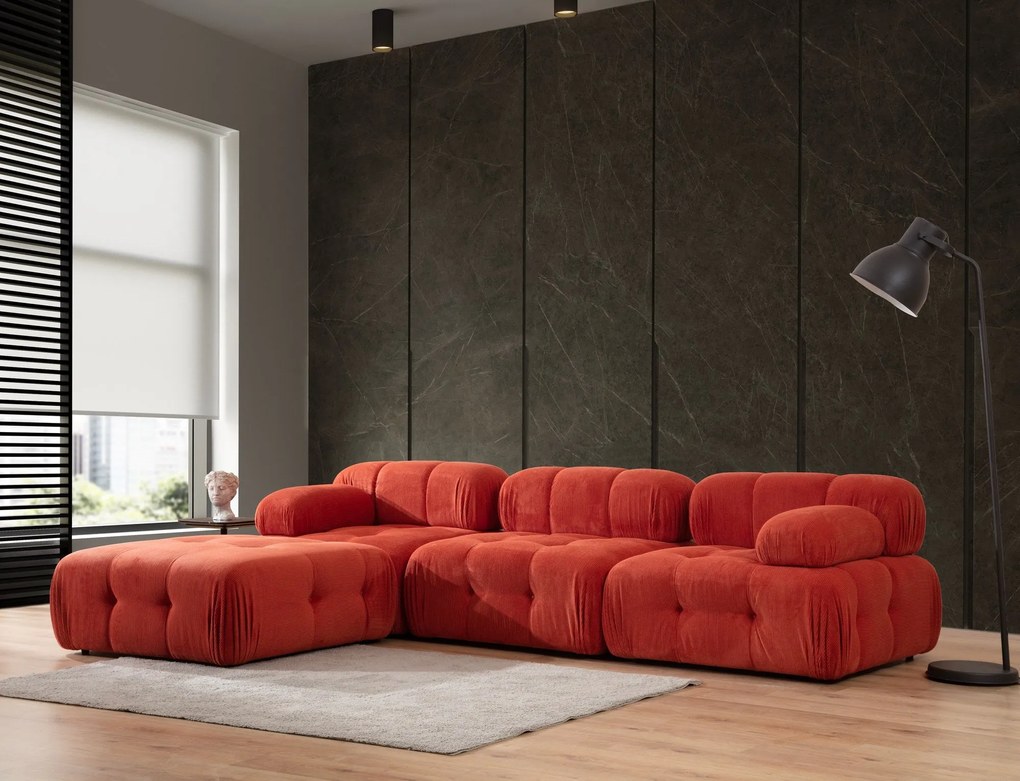 ****
Sofá de Canto Doblo – Vermelho – 300x200 cm

**