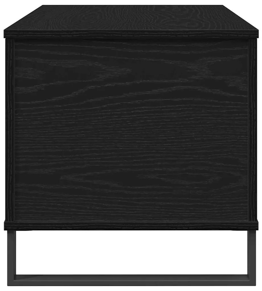 Mesa de Centro Carvalho Preto 90x44,5x45 cm Madeira Aglomerada