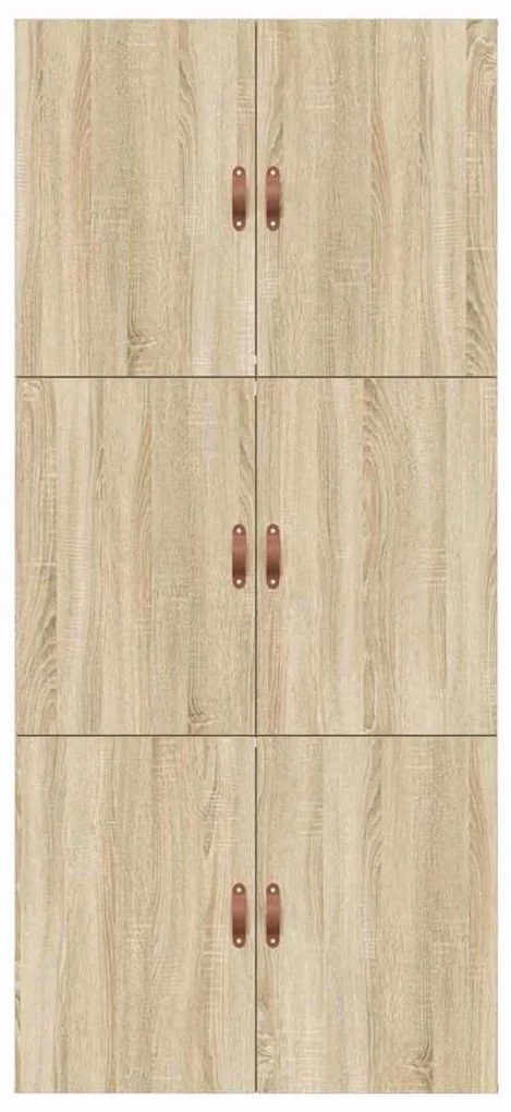 Cama de Armazenamento em Carvalho Sonoma 80x200 cm