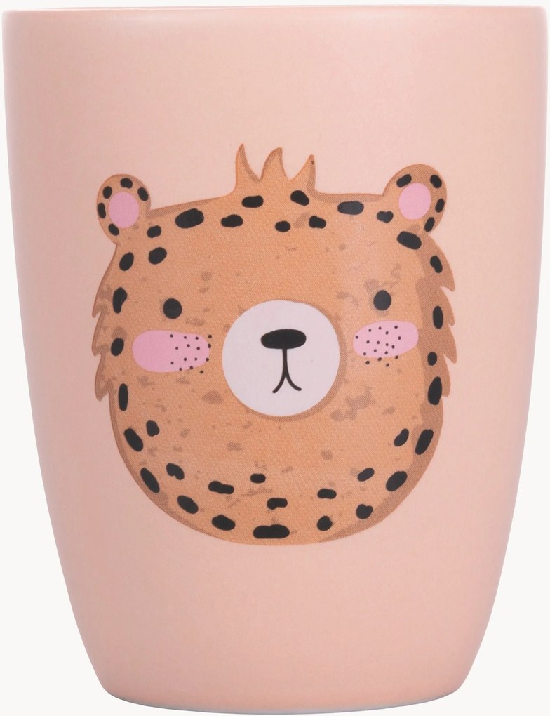Caneca para crianças em porcelana fina com estampados diferentes em cada lado Les Petites