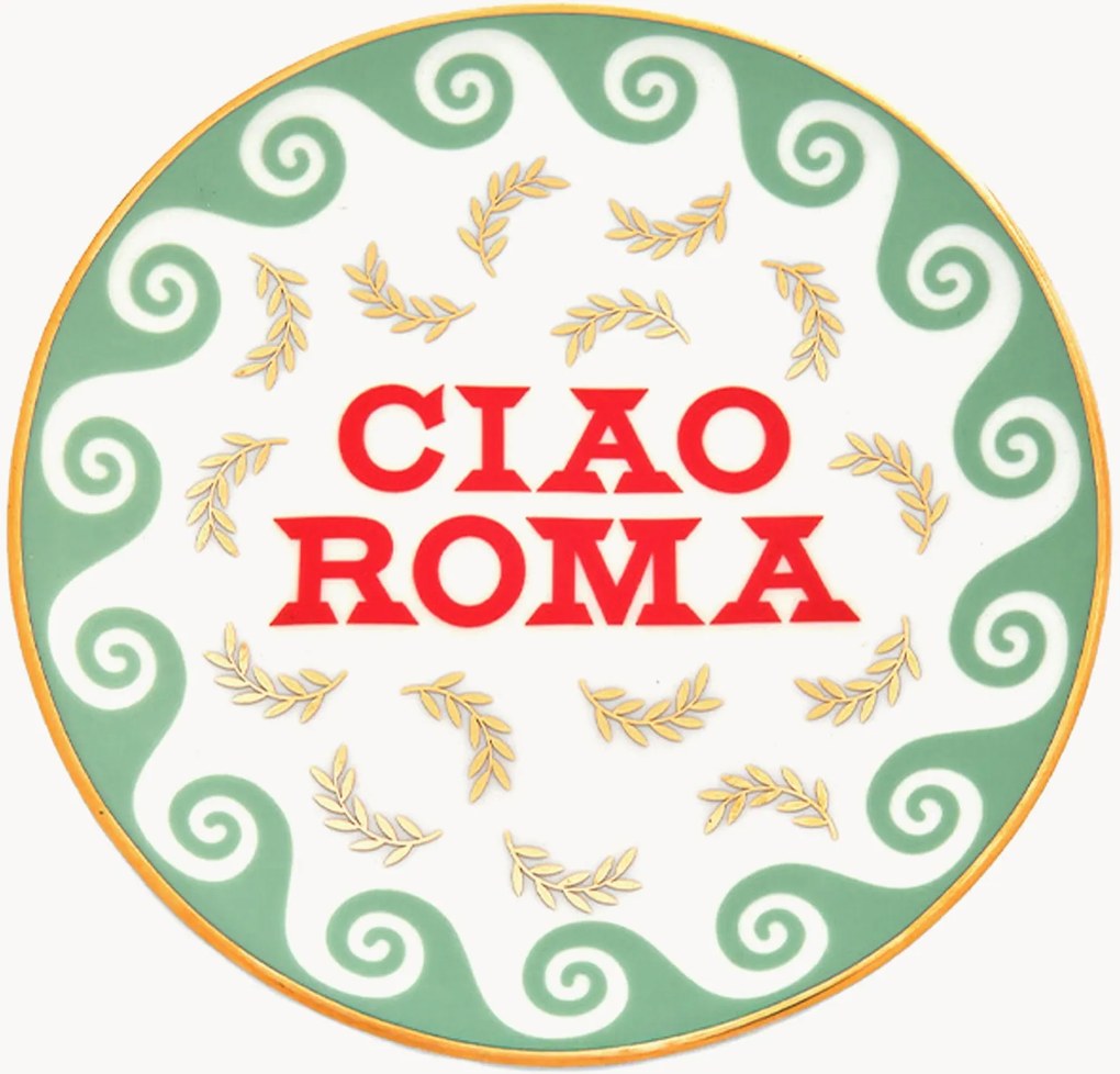 Prato de sobremesa Ciao Mondo