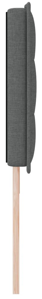 Cabeceira vidaXL Design Linhas Cinza Escuro 180 cm Tecido