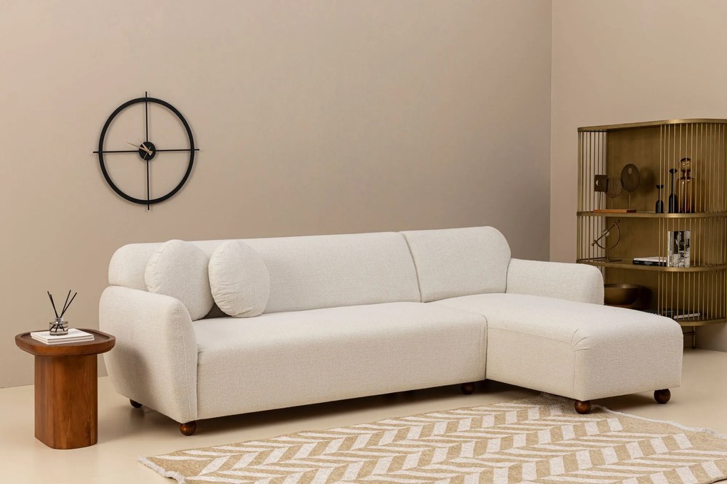 **** Sofá de Canto Eddy – Branco – 162 x 273 cm

**