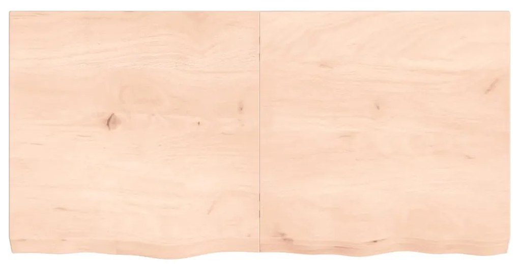 Prateleira de parede 120x60x(2-6)cm carvalho maciço não tratado