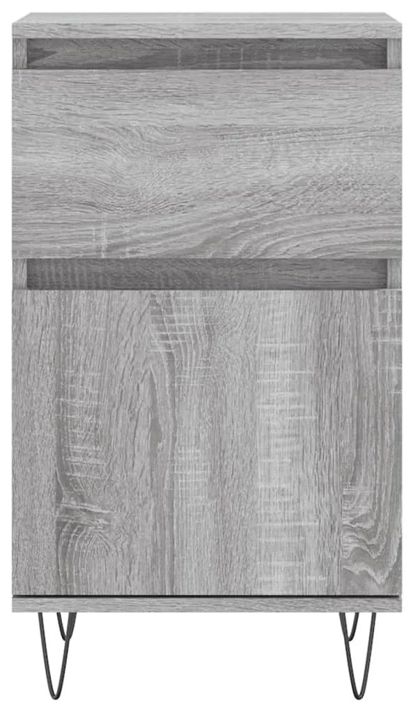 Aparador 40x35x70 cm derivados de madeira cinzento sonoma