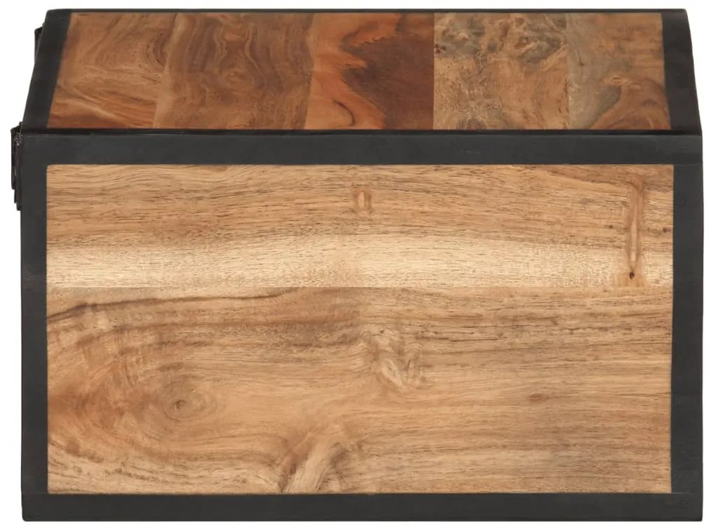 Mesa de cabeceira de parede 35x35x20 cm madeira acácia maciça