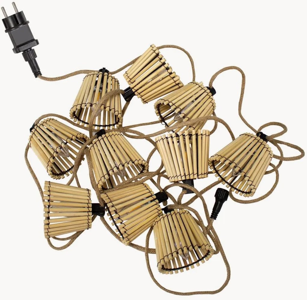 Luzes de fadas LED em bambu artesanal Okinawa