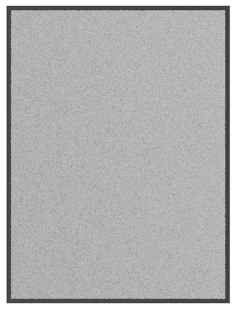 Tapete de porta 80x120 cm cinzento