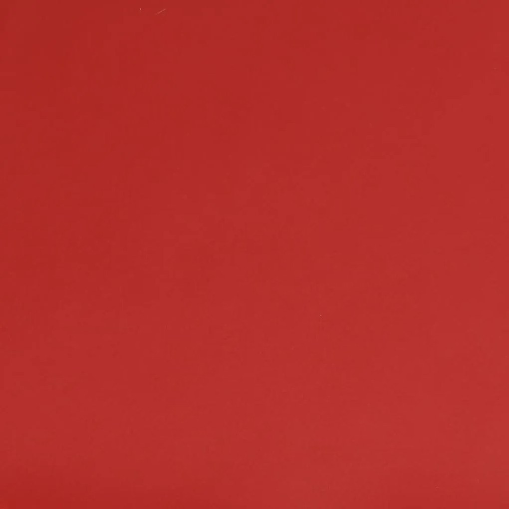 Apoio de pés 60x60x36 couro artificial vermelho tinto