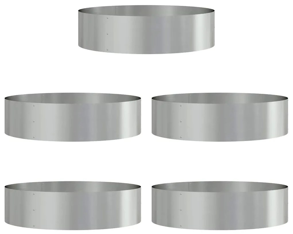 Grandes Vasos de Metal Galvanizados Metal Grande