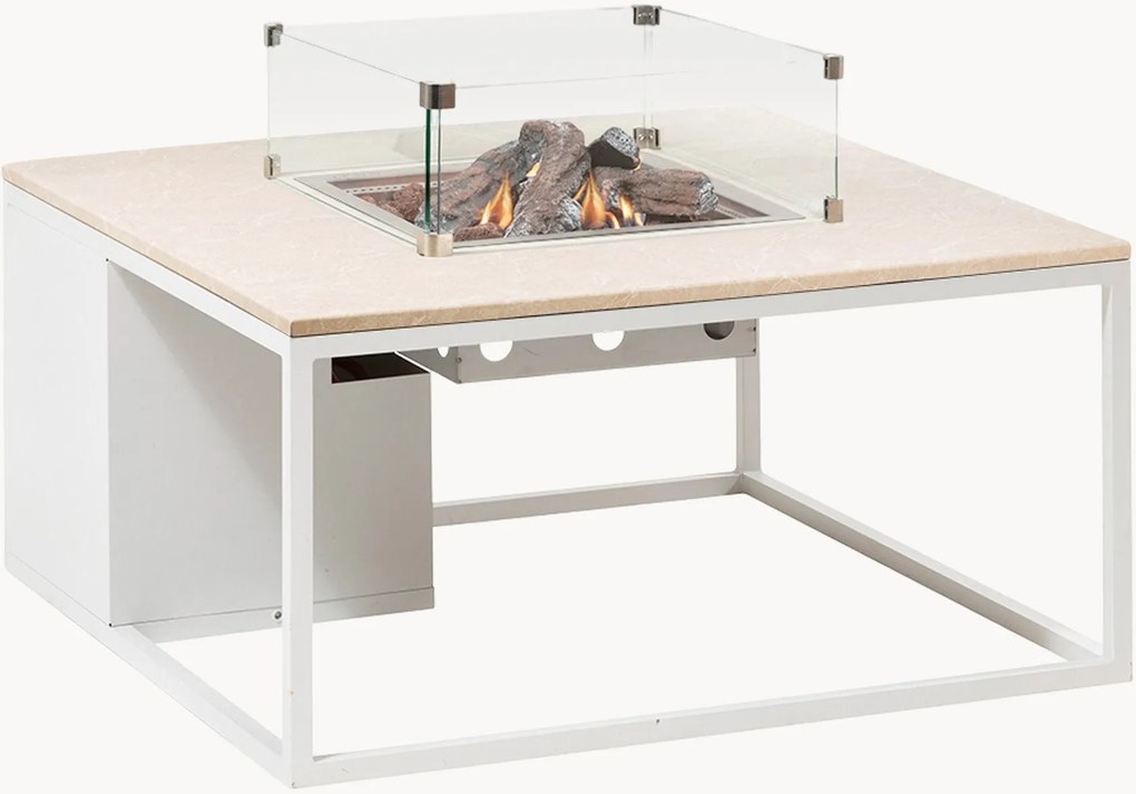 Mesa de centro para exterior com lareira Cosiloft