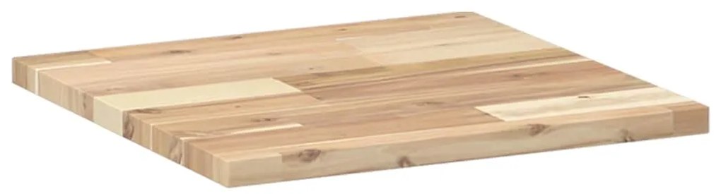 vidaXL Tampo de mesa quadrado 40x40x2 cm madeira de acácia maciça