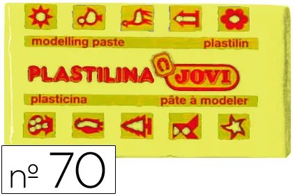 Plasticina Jovi 70 50 gr Amarelo Claro