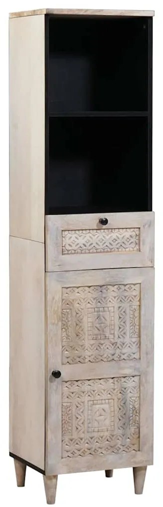 vidaXL Armário de Banheiro Branco 38 x 33 x 160 cm Madeira processada