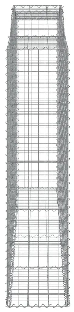 Cestos gabião arqueados 7pcs 300x50x200/220cm ferro galvanizado