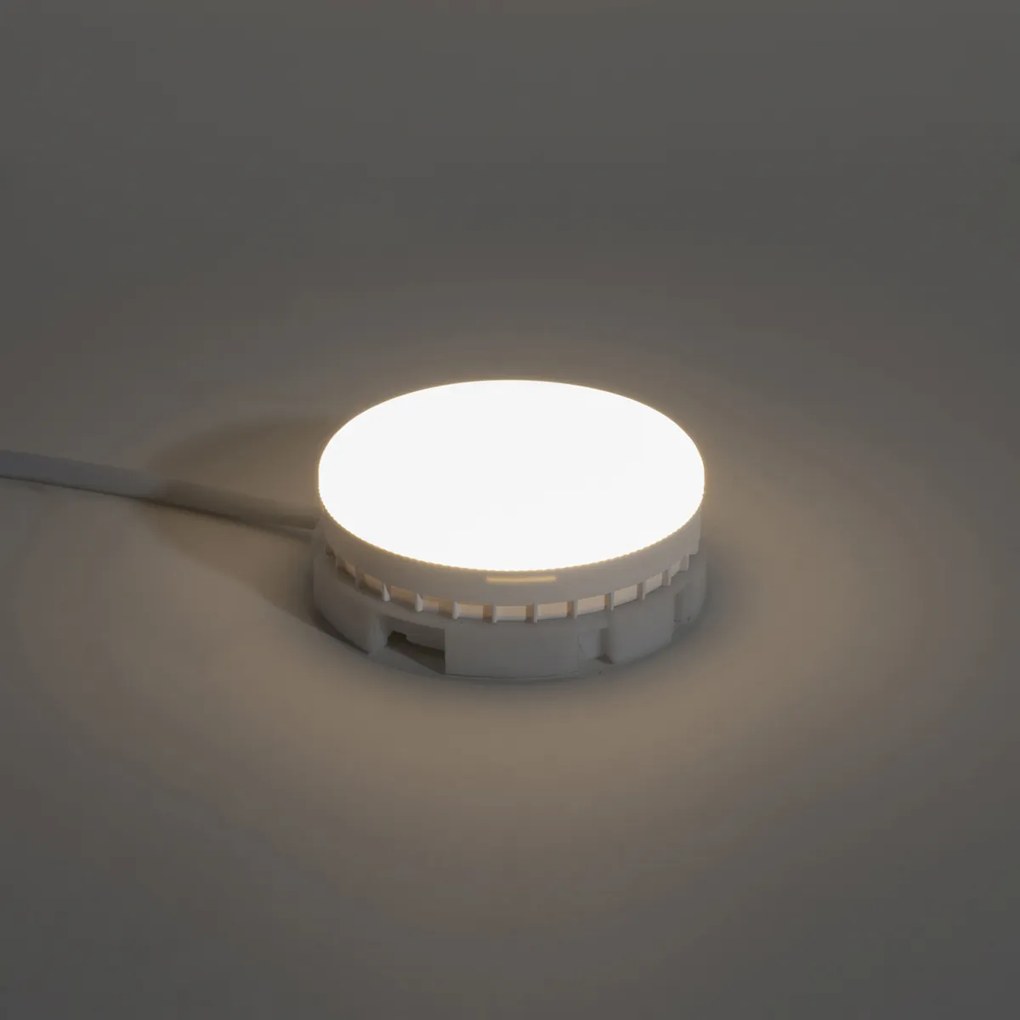 Conjunto de 5 lâmpadas LED GX53 reguláveis 7W 750 lm 3000K