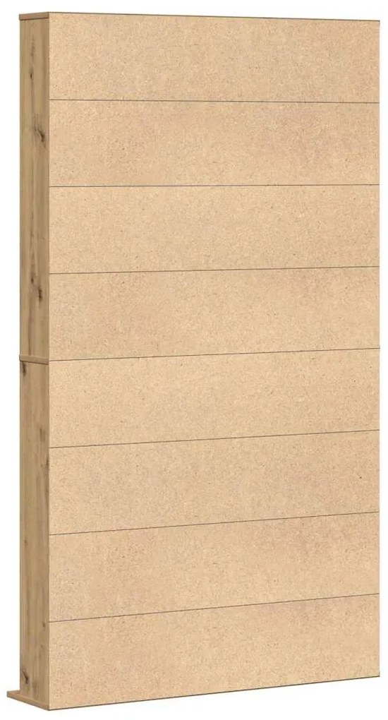 Armário de CD vidaXL Carvalho Artesanal 101x23x177,5 cm Madeira Revest