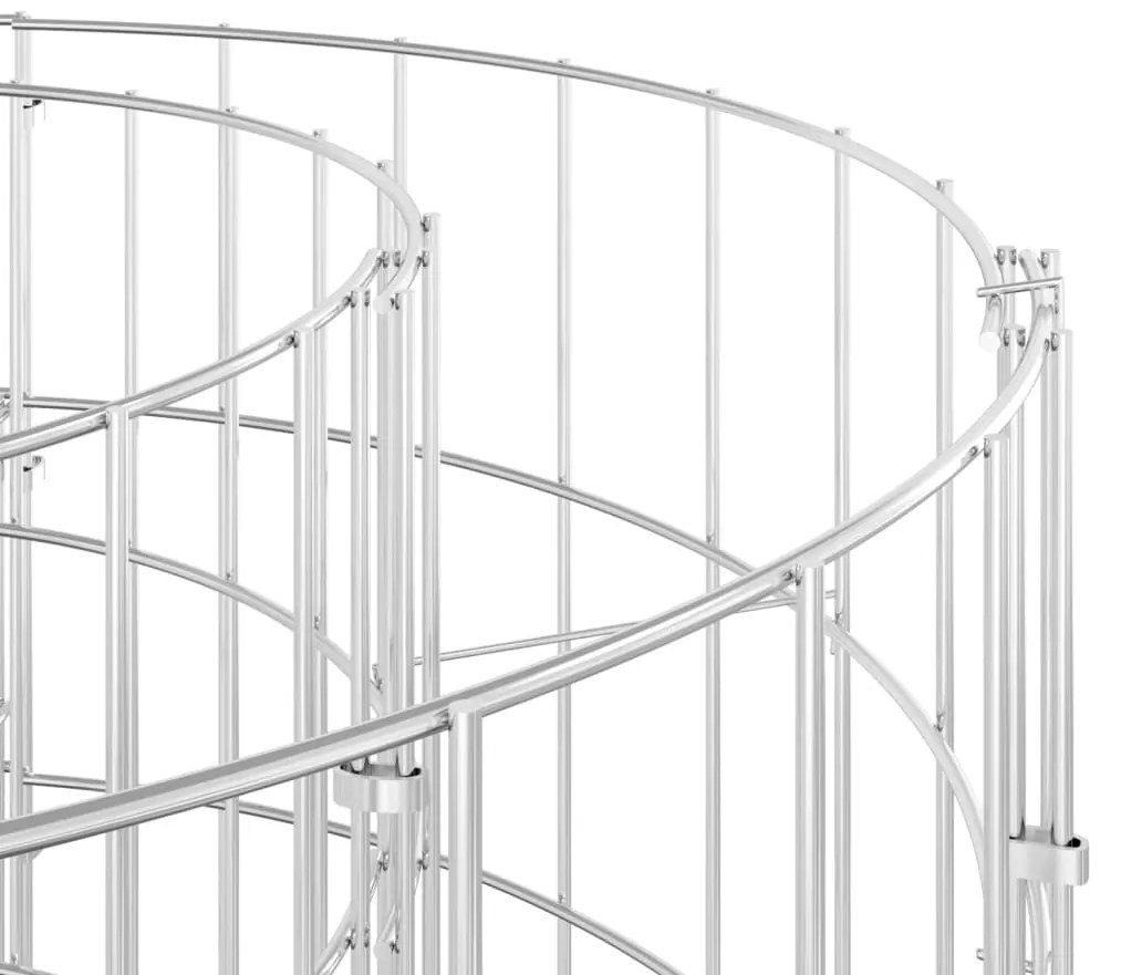 Canteiro elevado/cesto gabião 400x50x100 cm ferro galvanizado