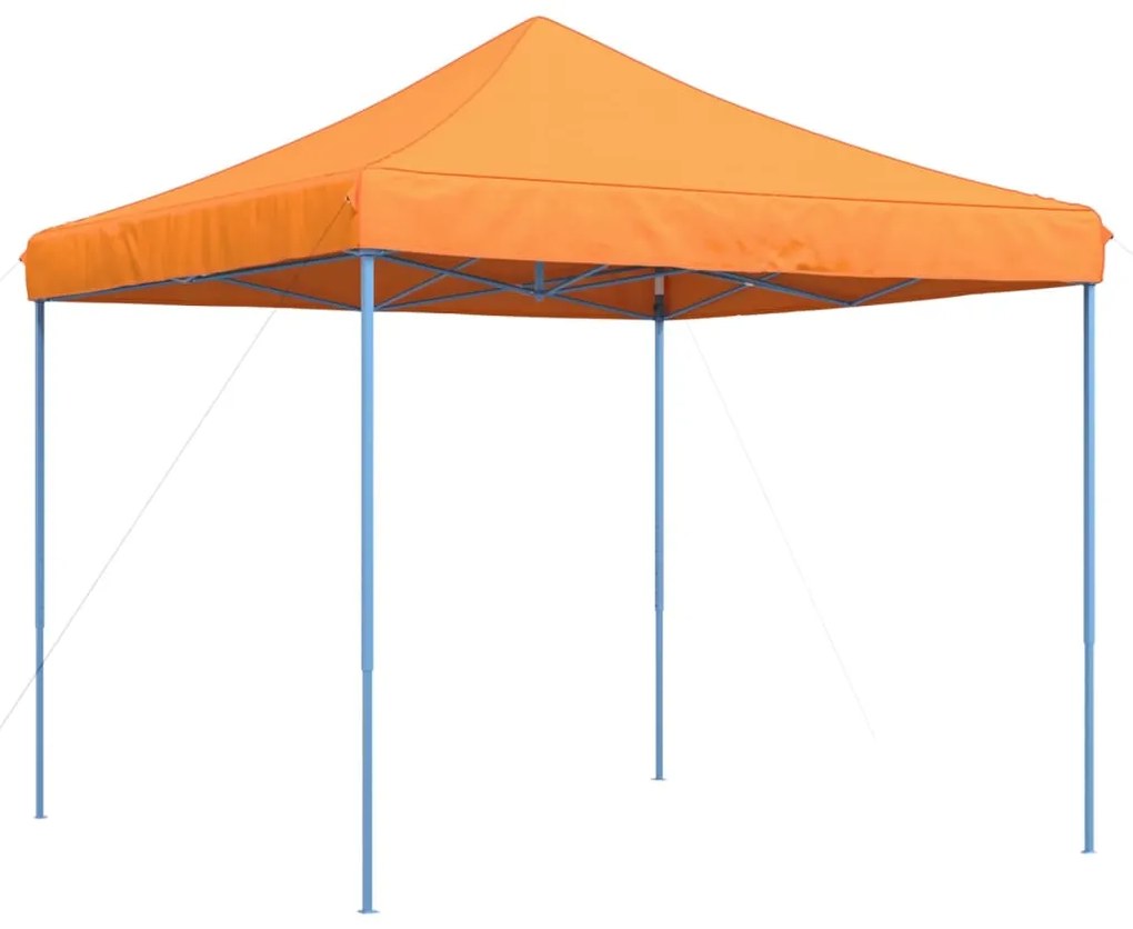 Tenda para festas pop-up dobrável 292x292x315 cm laranja