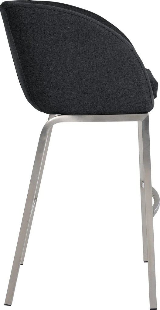 Banco de bar Rockhill E Feltro antracite