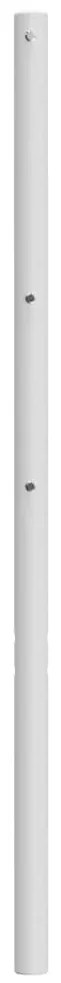 Cabeceira de cama 75 cm metal branco