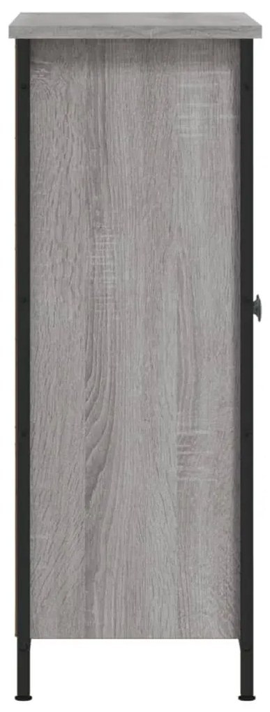 Aparador 70x30x80 cm derivados de madeira cinzento sonoma
