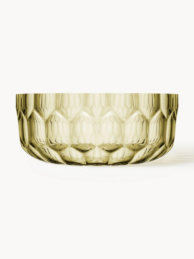 Taça de salada com padrão estruturado Jellies