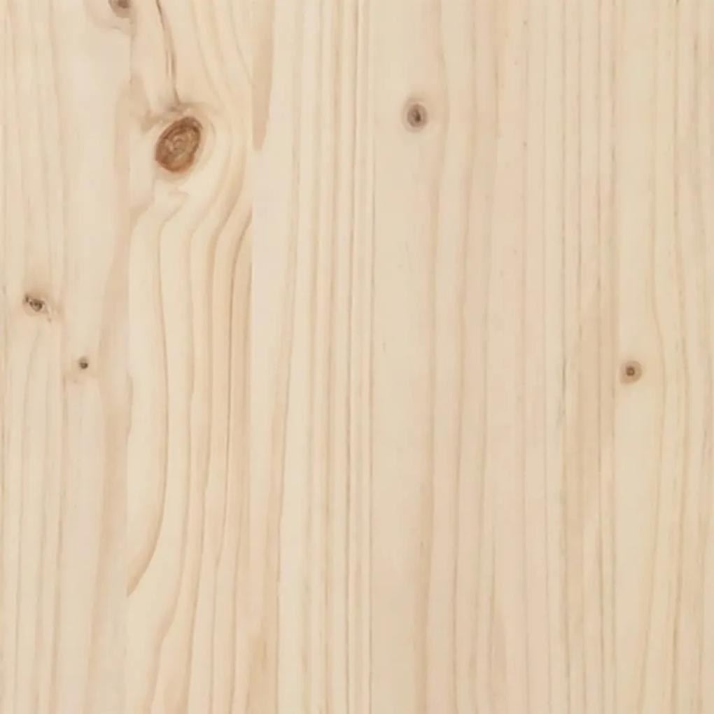 Espreguiçadeira 205x80x31,5 cm madeira de pinho maciça