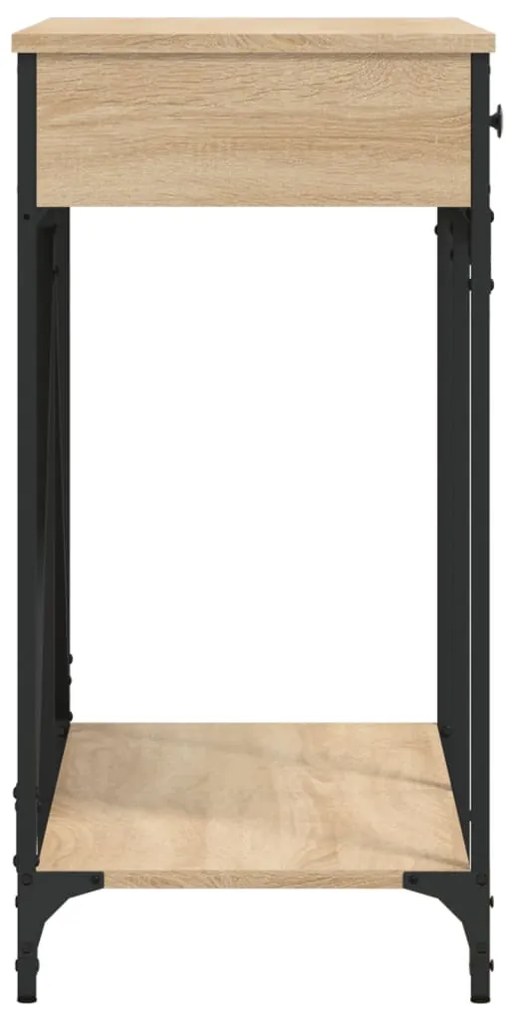 Mesa consola 100x39x78,5 cm derivados madeira carvalho sonoma