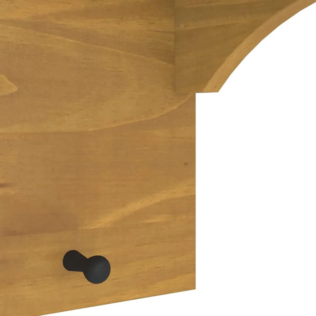 Cabide de parede SANDNES 87x30x42 cm Pinho de madeira maciça