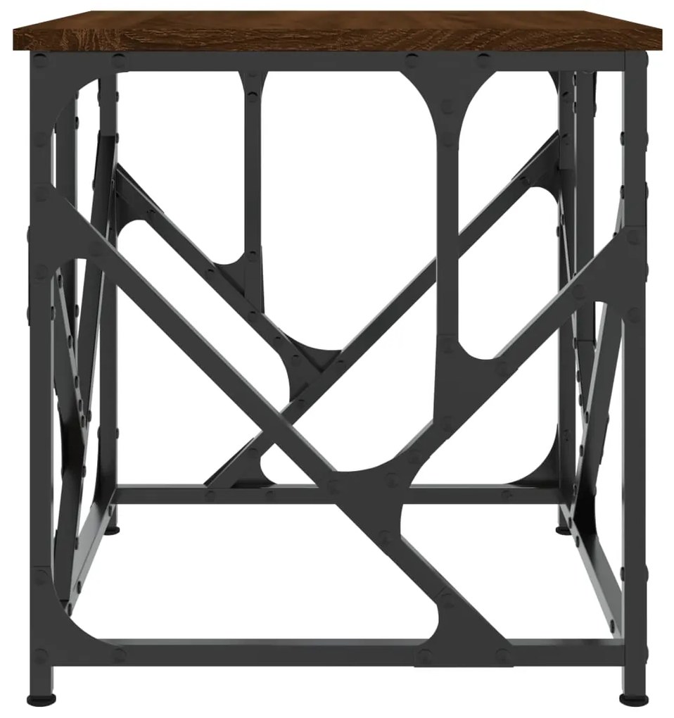 Mesa de centro 45x45x47,5cm derivados madeira carvalho castanho