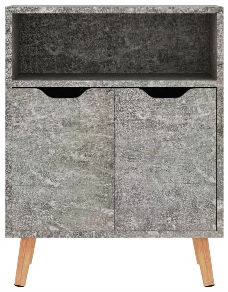 Aparador 60x30x72 cm derivados de madeira cinza cimento