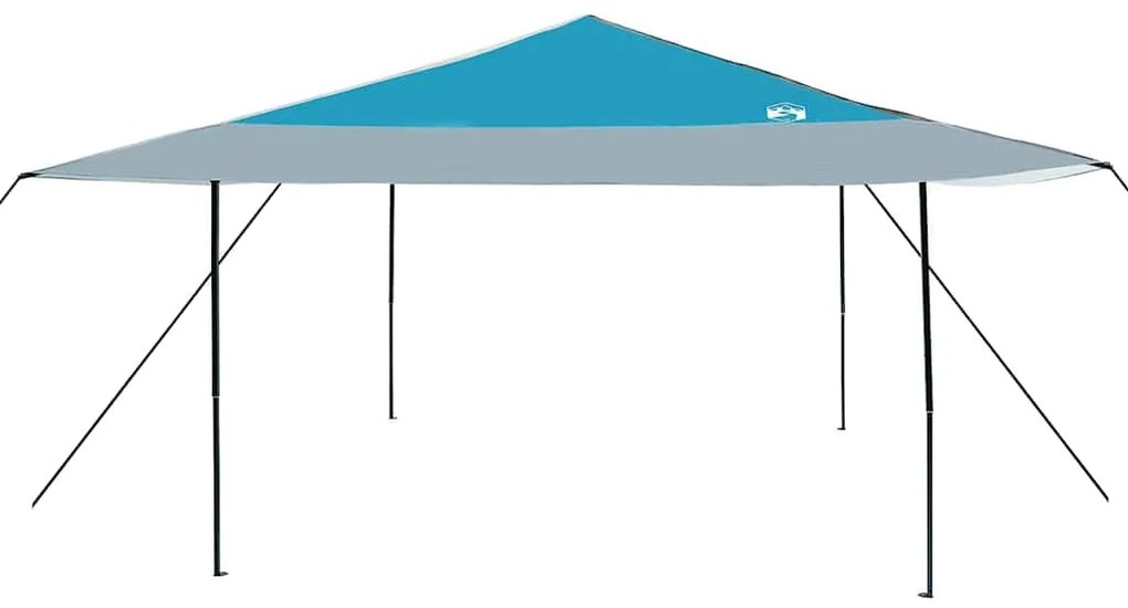 Tenda de Toldo Azul 400 x 400 x 227 / 236 / 245 cm Tecido Oxford