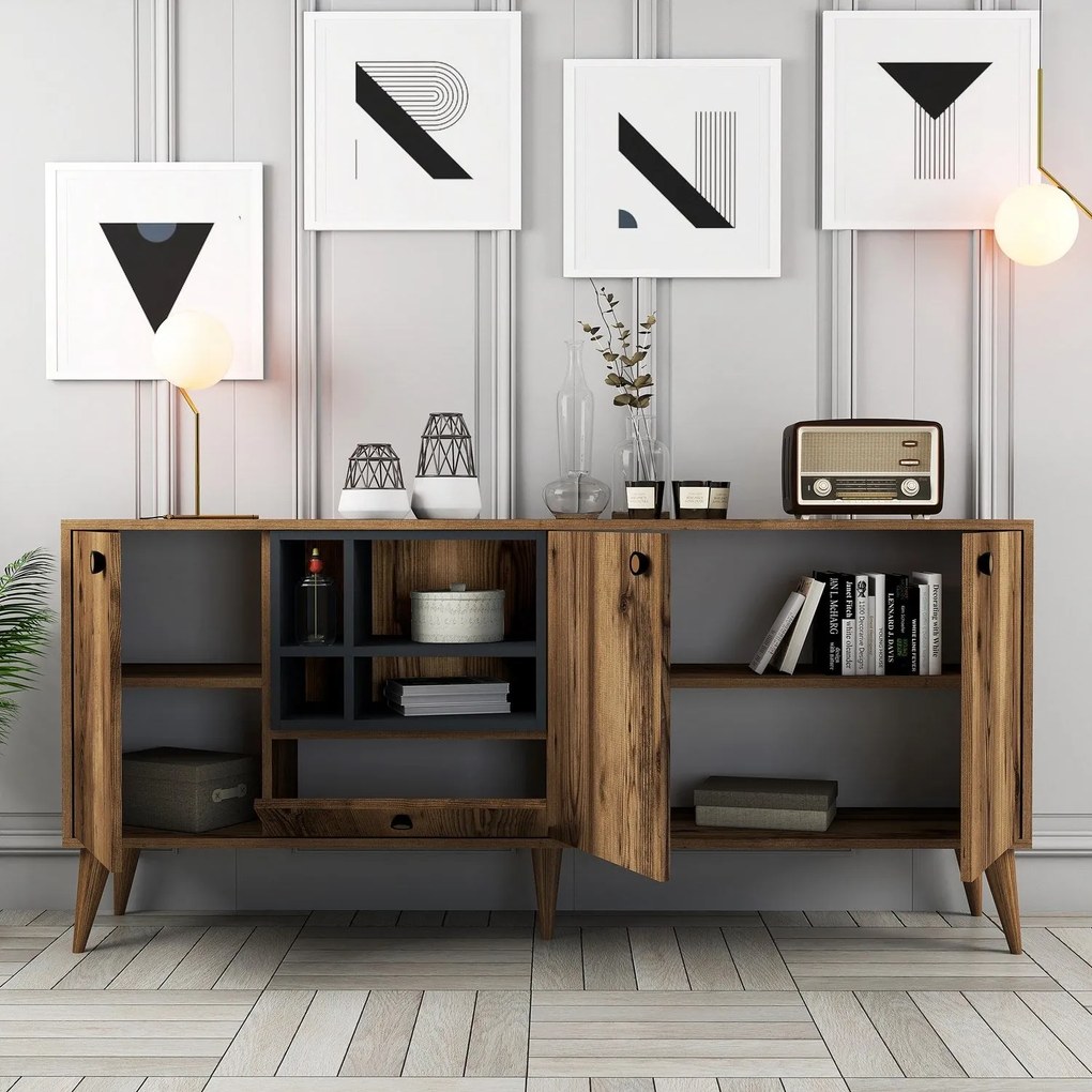 Console Napoli – Walnut – 180 cm x 81 cm x 35 cm