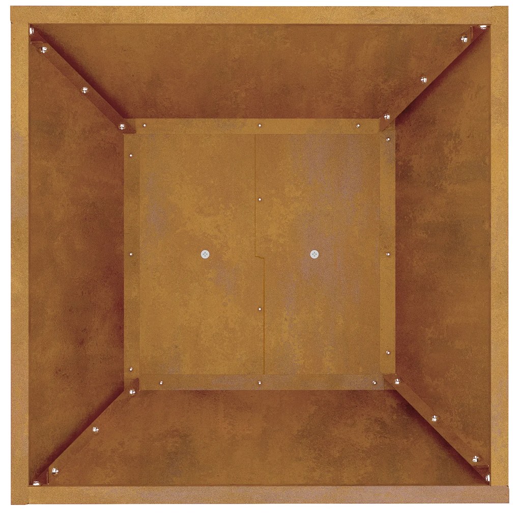 Suporte para Plantas Aço Envelhecido 40 x 40 x 101 cm