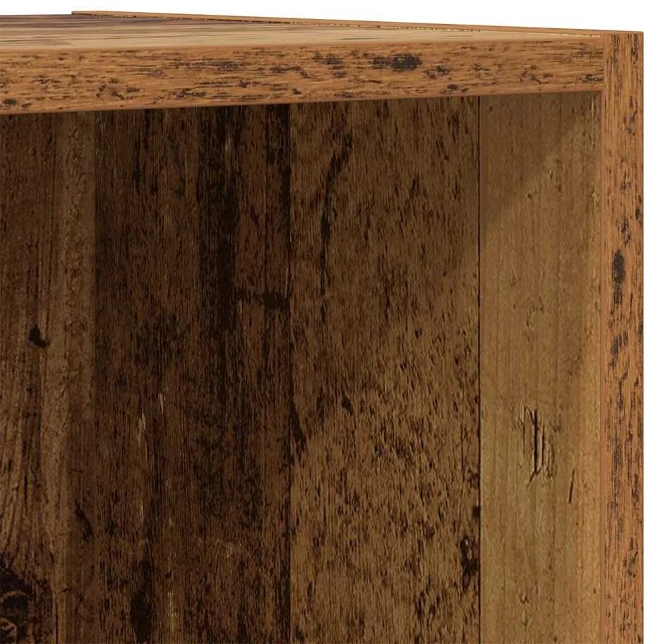 Gabinete de TV de Parede com prateleira com armazenamento 4 pcs Madeir