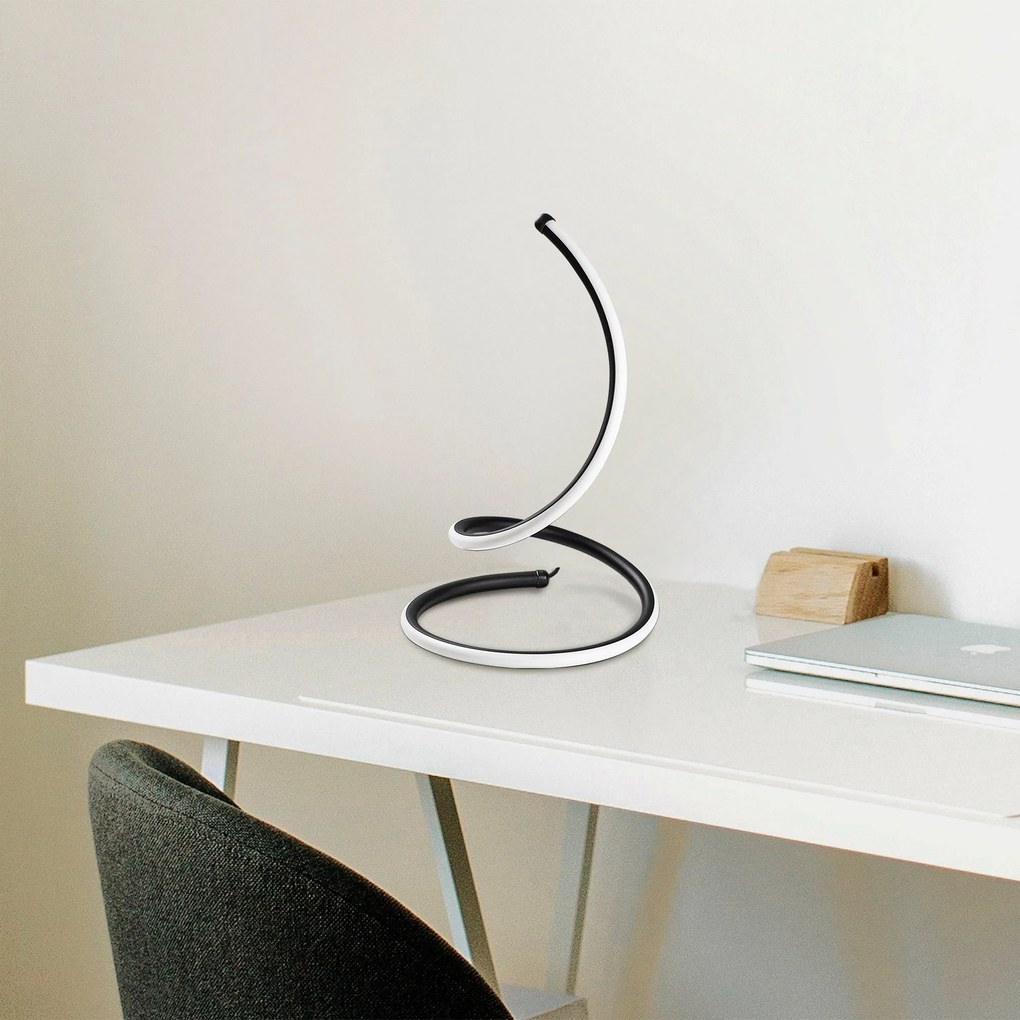 Candeeiro de Mesa Yay – Preto – Diâmetro: 25 cm Altura: 40 cm