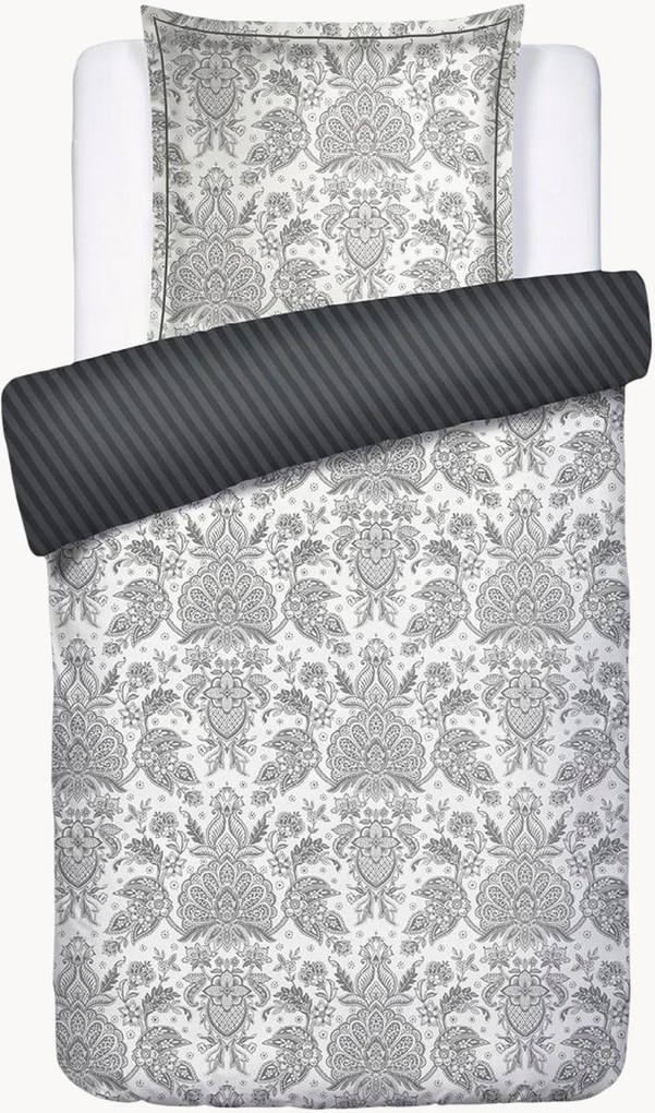 Conjunto de roupa de cama em cetim de algodão Fleur de Prestige, vários tamanhos