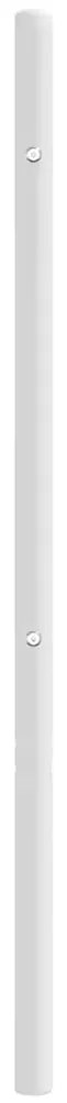Cabeceira de cama 150 cm metal branco