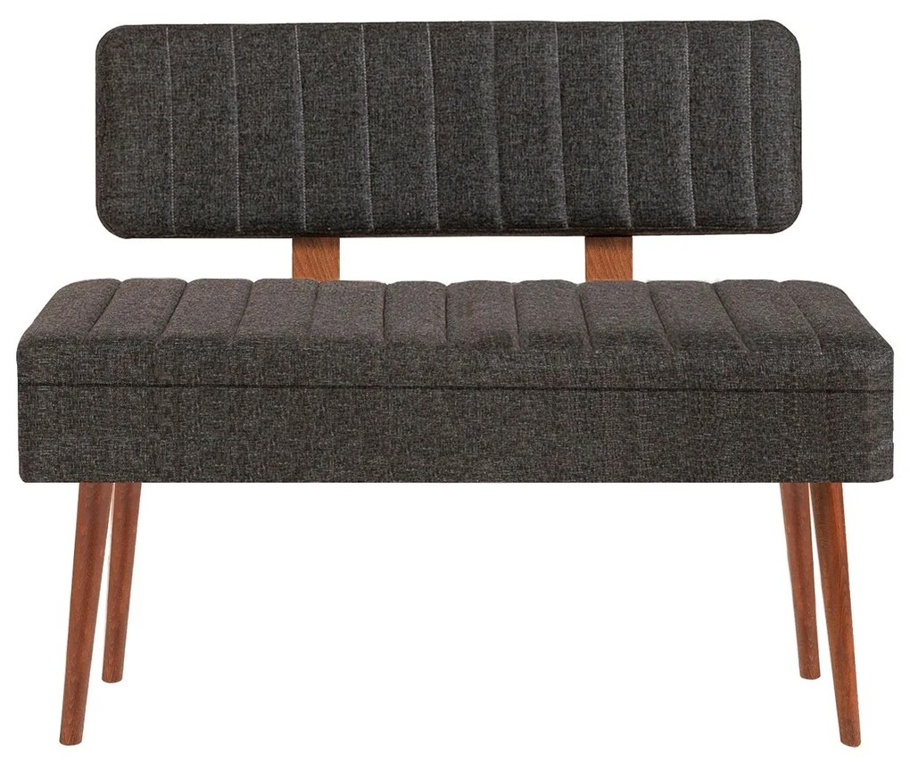 Conjunto de Mesa de Jantar Extensível e Cadeiras Vina – Nogueira e Ant