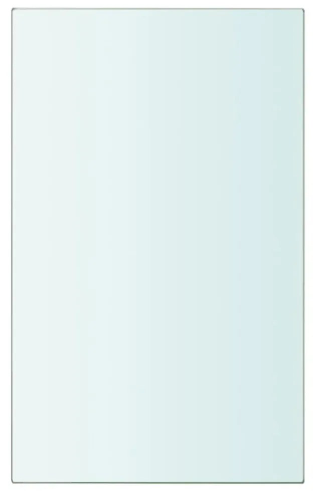 Prateleiras 2 pcs 20x12 cm vidro transparente