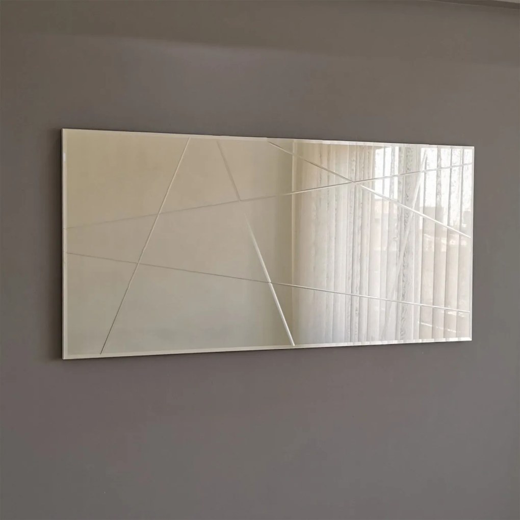 Espelho A331D – Prateado – 130 cm x 62 cm x 2,2 cm