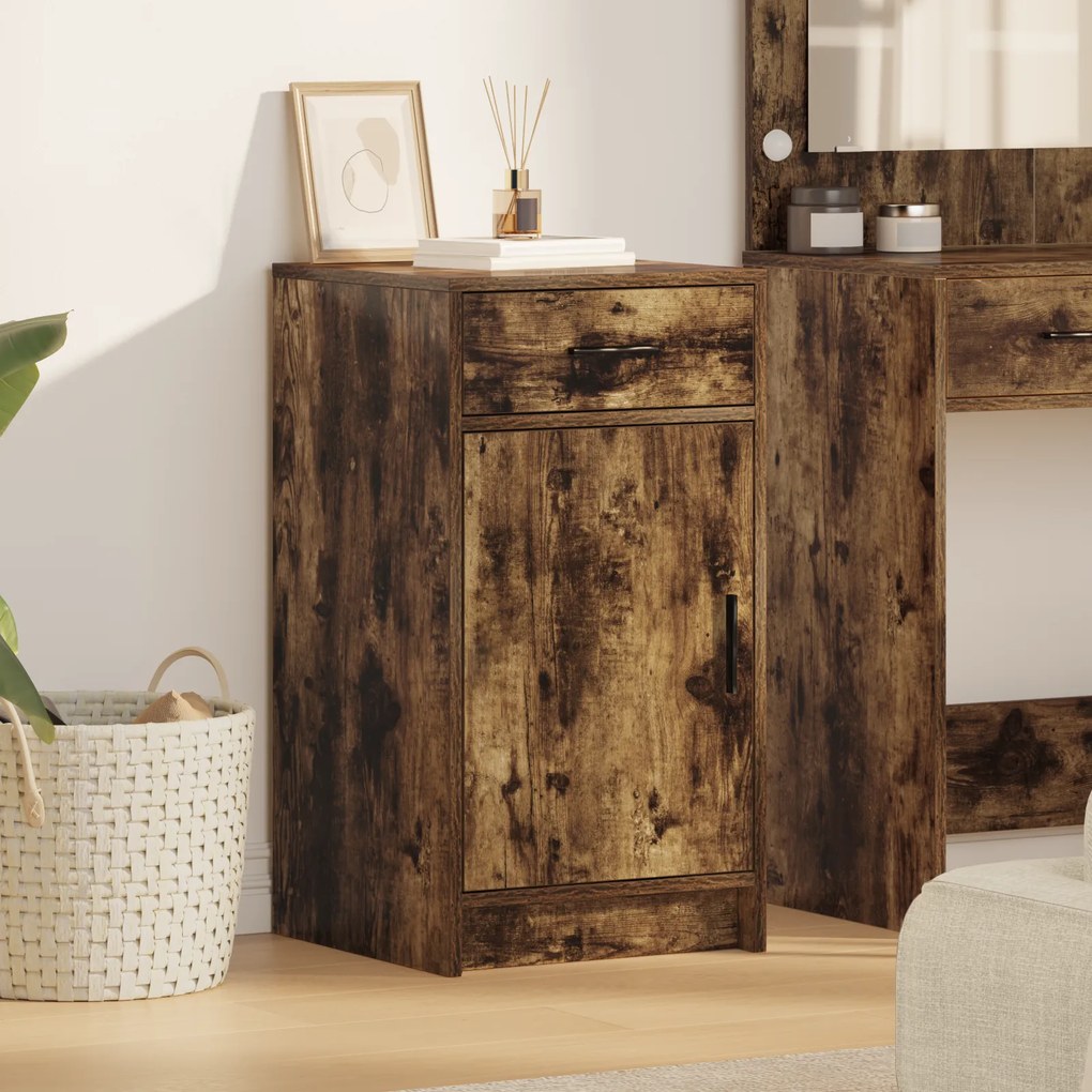 Buffet vidaXL Carvalho Fumado 40x41x75 cm Madeira Engenharia